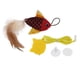 thumbnail image 2 of Juguete Para Colgar En La Puerta Para Gatos, Juego Automático, Desatar La Naturaleza, Interactivo, Aliviar El Aburrimiento, Juguete Colgante Para Gatitos Para Hacer Ejercicio OTVIAP Cuerda de gato divertida y pez de plumas rojas, 2 of 8