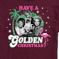 thumbnail image 3 of Golden Girls - Have A Golden Christmas - Men's Short Sleeve Graphic T-Shirt, 3 of 5