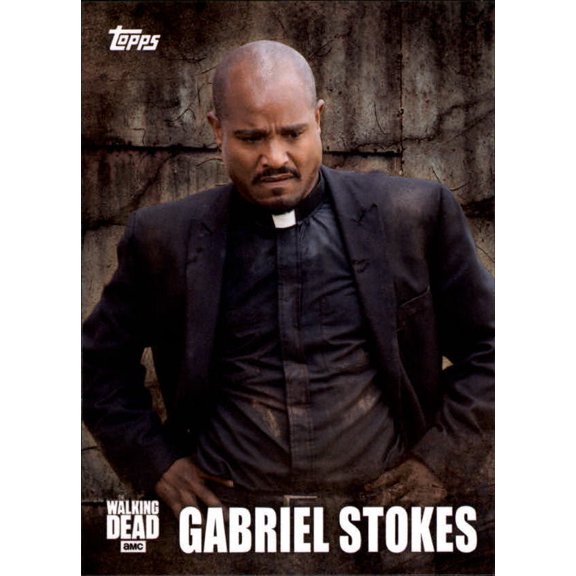 Collectible 2016 Topps Walking Dead Season 5 Characters #13C Gabriel Stokes Official Trading Card