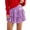 A-Purple220, variant on XIAONU Women Sequin Ruffled Mini Skirt High Waist Layered Sparkly Party Gown Party Holiday Wear Skirts