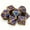 Purple Black No. 2 Powder-002, variant on DND Metal Dice 7-Piece Set for Dungeons and Dragons DND 5e RPG Gift, Board Game Tabletop Role Playing Dice Game, Birthday Gift, Christmas, Thanksgiving, Halloween
