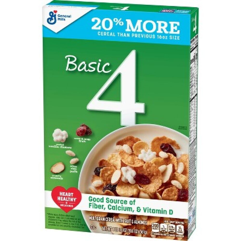 General Mills Basic 4 Cereal Family Size 19.8 oz (Pack of 10