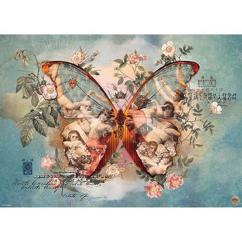 HEYE Puzzle 'Wings No. 1' – 1000 Teile, Motiv Verwandlung, Fertig Ca. 50x70 Cm, Für Erwachsene & Kinder