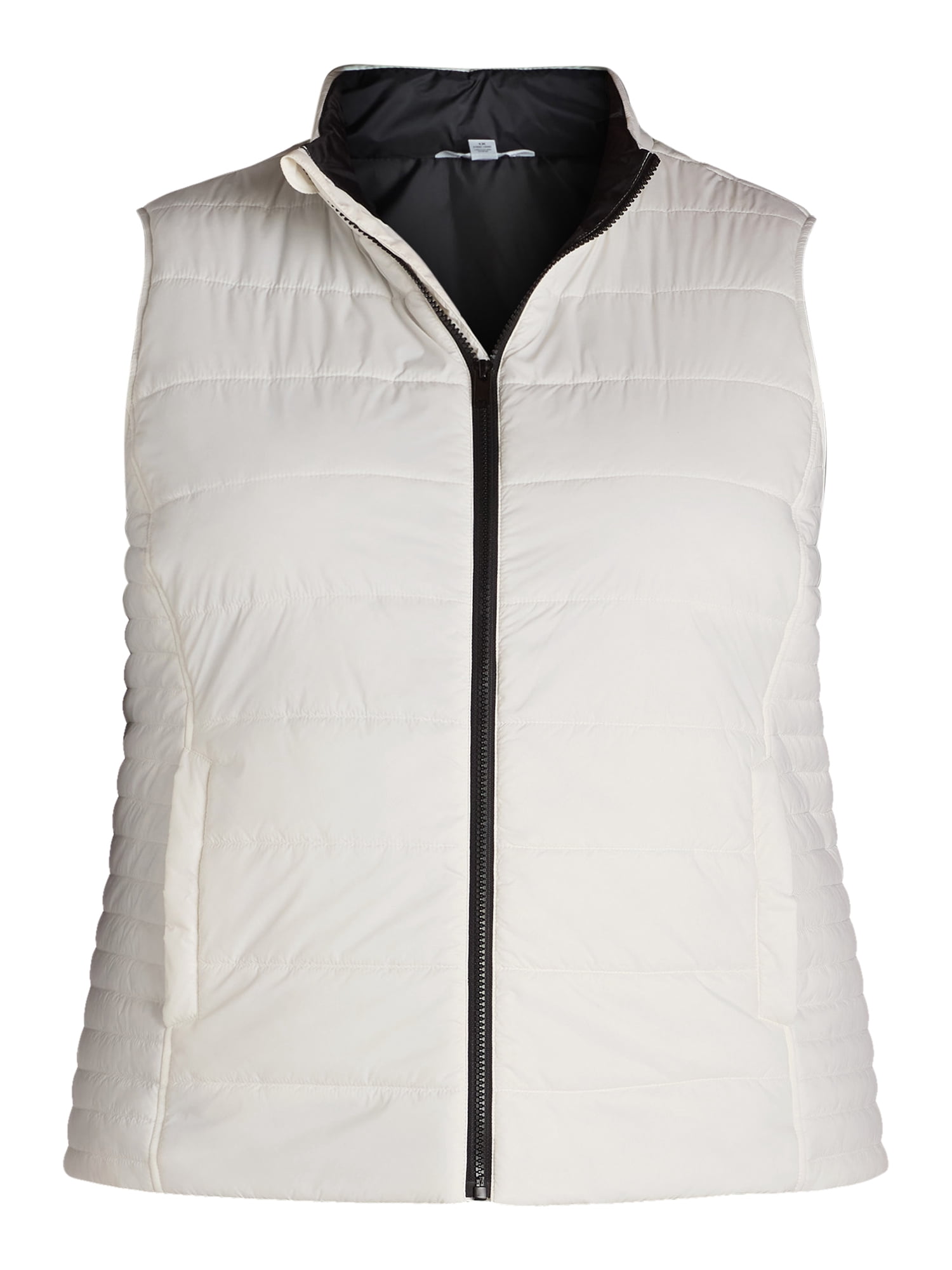 Time and Tru Women's and Women's Plus Puffer Vest, Sizes XS-3X