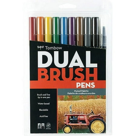 UPC: 0085014561860 | Tombow Dual Brush Pen Art Markers  10-Pack  Secondary