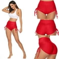 thumbnail image 4 of SHAPERIN Women TIK TOK Leggings Shorts Butt Lift Scrunch Textured Leggings Workout Shorts, 4 of 5