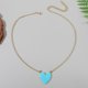 thumbnail image 4 of KAKOWELY Collar de corazón de San Valentín de 3 piezas, cadena de cuello de aleación creativa, collar para mujer, 4 of 5