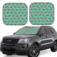 thumbnail image 1 of Saiise Cartoon Lobsters 4 for Foldable Car Sun Shades (2-Pack) Offer Sun Protection with an Easy-fold Design for Convenient Windshield Shading-Small, 1 of 6