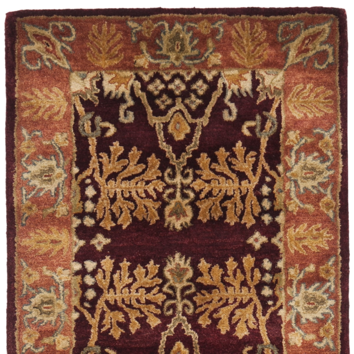 SAFAVIEH Bergama BRG190C Handmade Red / Rust Rug