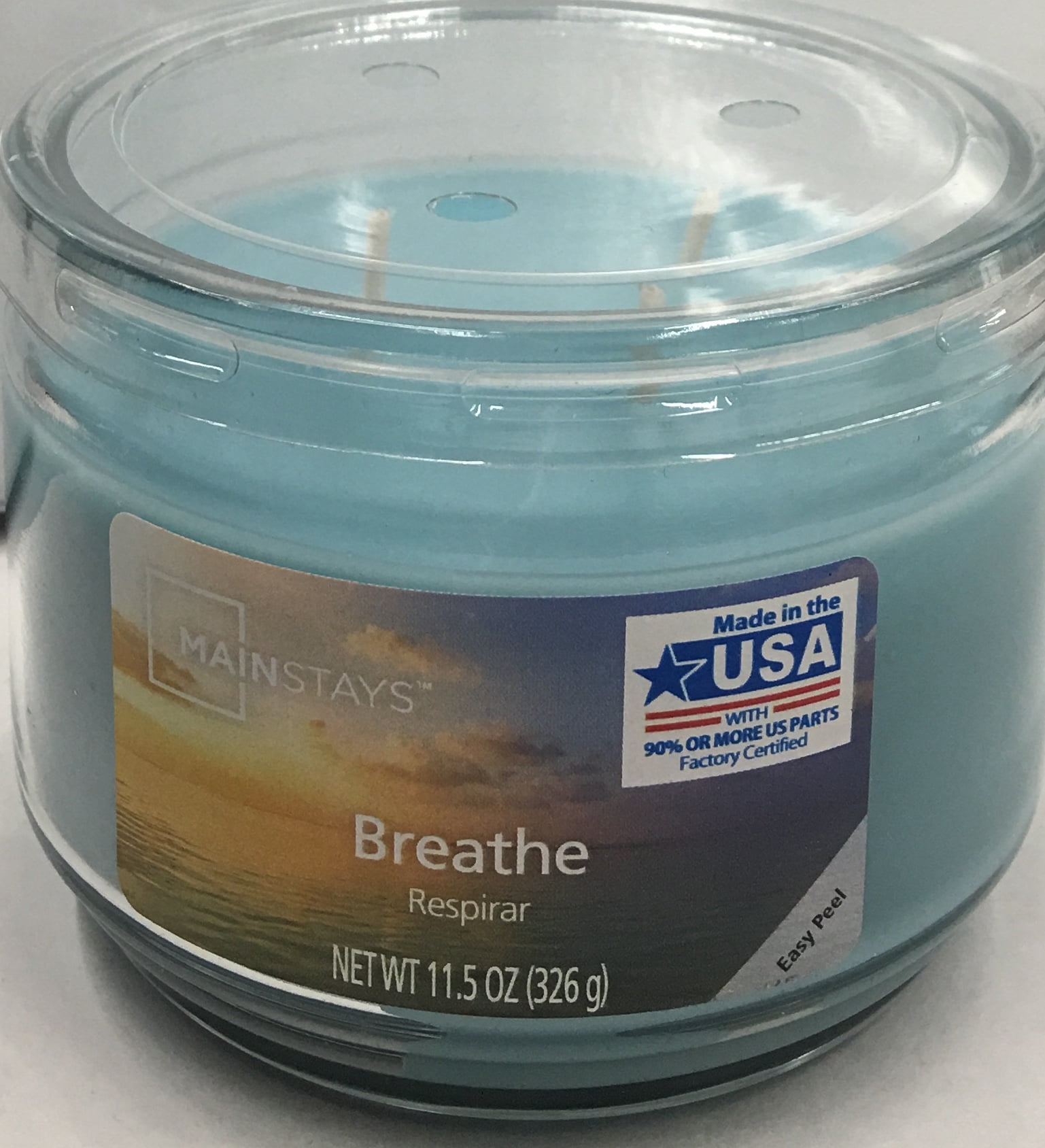 Mainstays 11.5 Ounce Breathe Scented Candle