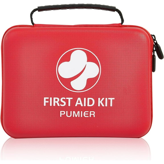 First Aid Kit - 368pcs Waterproof Compact Portable Hard Case - Ideal for Home, Car, Travel, Businesses, Hiking, Vehicle, Boat, Office, Survival - Public Must Have Emergency Kit, Camping Essentials