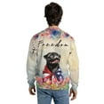 thumbnail image 5 of Freedom Pug on Independence Day 4th of July All Over Print 3D Sweatshirt Unisex Merch Dog Lover Gifts - 01005, 5 of 6