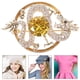 thumbnail image 3 of Broche delicado de cobre con diseño de dragón, broche para ropa, broche para sombrero, decoración., 3 of 7