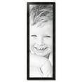 thumbnail image 2 of ArtToFrames 16" x 49" Honors Black with Silver Picture Frame, 16x49 inch Black Wood Poster Frame (WOM-5157), 2 of 7