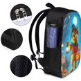 thumbnail image 2 of Mochila de viaje para portátil con diseño de Winnie The Pooh Light Flight, antirrobo con puerto de carga USB, mochila universitaria, gran capacidad para el trabajo, color negro, 17 pulgadas, 2 of 8