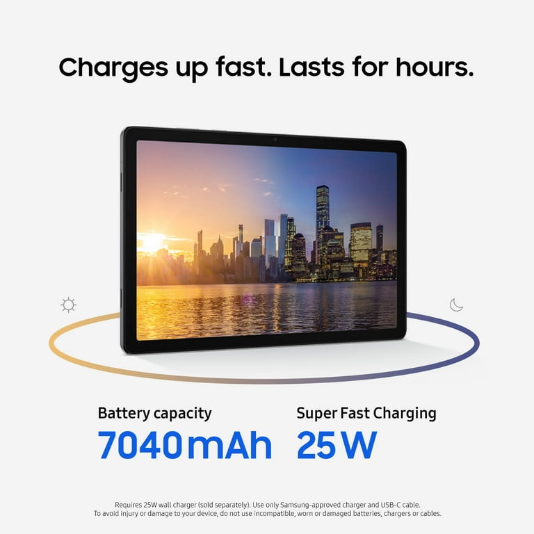 Samsung Galaxy Tab A11+ Widescreen Tablet, 128GB, Android 16