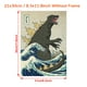 thumbnail image 3 of 1pc Canvas Painting Print The Great Monster Off Kanagawa Art Print Poster Sea Wave Pattern Poster Wall Art Home Decor Room Decor Canvas Poster No Frame, 3 of 4
