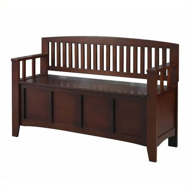 Pemberly Row Banc de Rangement Noyer