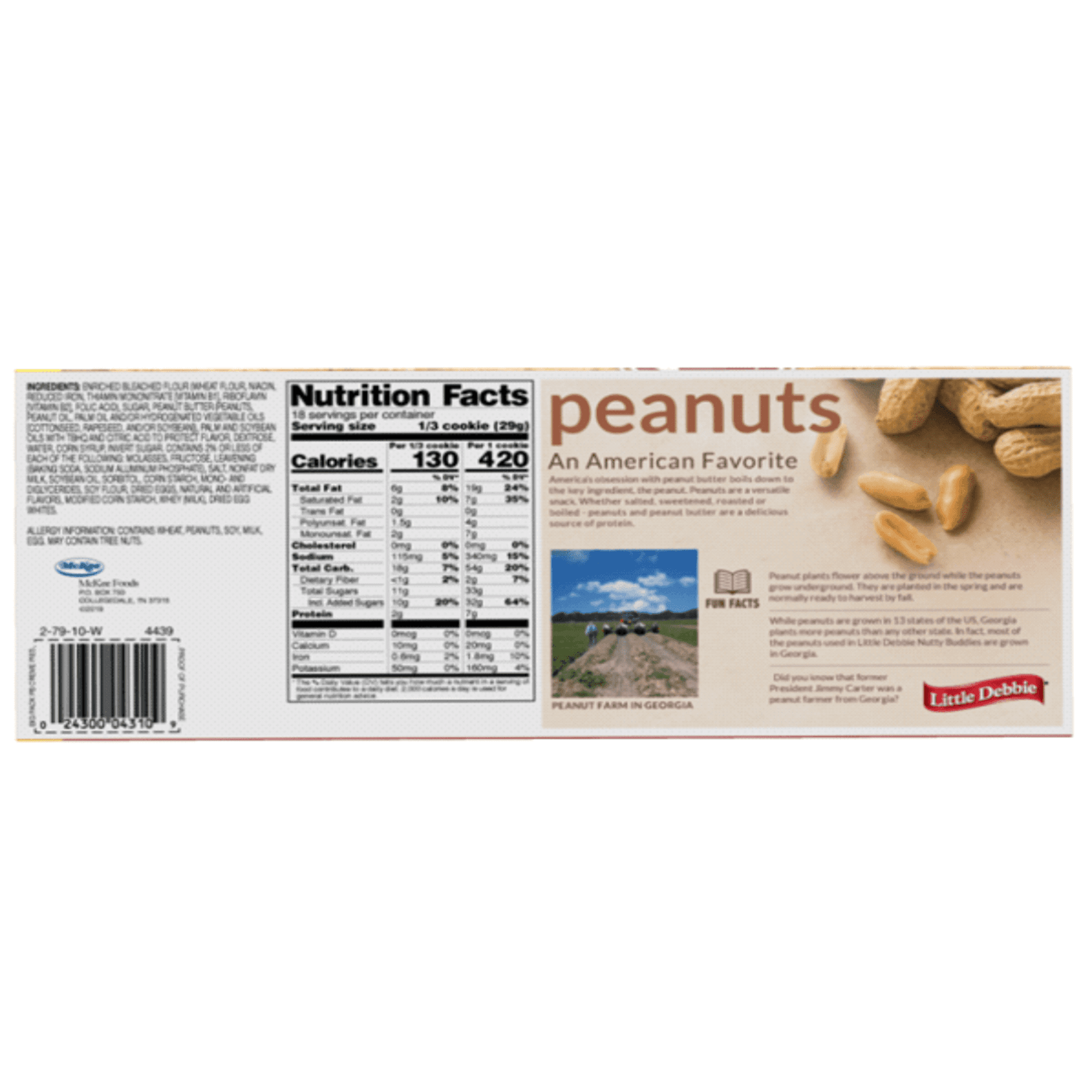 Little Debbie Peanut Butter Creme Pies, 3 Big Pack Boxes
