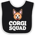 thumbnail image 3 of Inktastic Dog Corgi Squad Boys or Girls Baby Bib, 3 of 4