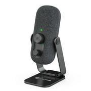 JLab Audio GO Talk USB Desktop Microphone with Dual Condensers for Studio Quality Recordings and Broadcasts