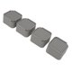 thumbnail image 4 of Elevador de Muebles Ticfox 4 Piezas de Goma Cuadrada 2 Pulgadas Gris, 4 of 14