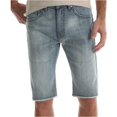 thumbnail image 1 of Wrangler Pantalones cortos de mezclilla informales con dobladillo deshilachado para hombre, azul, 32 Wrangler Mezclilla, 1 of 1