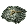 thumbnail image 2 of Hebilla de Cinturón Macarena Vaquero Occidental con Diseño de Cabeza de Grabado para Hombres, 2 of 8