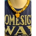 thumbnail image 2 of Collier Style Bohème Perlé Coloré avec Pendentif en Forme de Cœur; un Accessoire à la Mode.,Jaune, 2 of 7
