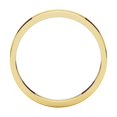 thumbnail image 2 of 14k Yellow Gold 3mm Flat Band Ring - 2.9 Grams - Size 8, 2 of 2