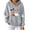 Gray, variant on Retro Ghost Print Halloween Women's Hoodie, Loose Daily Top