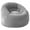 Gray, variant on POD by Urban Shop, Soft Plush Corduroy Bean Bag Chair with Pocket, Pink, Teen and Adult