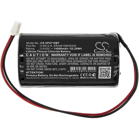 14500mAh Visonic ER34615M/W200 0-9912-K Battery for MC-S720 MC-S710 MCS-730