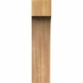 thumbnail image 2 of 5 1/2"W x 8"D x 24"H Huntington Smooth Corbel, Western Red Cedar, 2 of 9