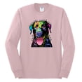 thumbnail image 2 of Love Can Make a Tail Wag Pitbull Dog Lover Mens Long Sleeve Shirt, Light Pink, 2XL, 2 of 3