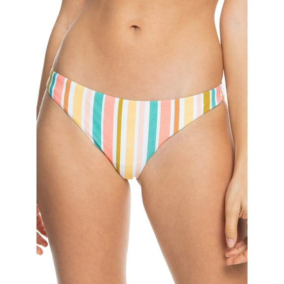 MSRP $35 Roxy Womens Beach Cheeky Bikini Bottoms Multicolor Size Medium