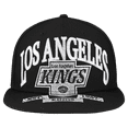 thumbnail image 2 of Men's New Era Black Los Angeles Kings Oversized Vintage Arch 59Fifty Fitted Hat, 2 of 5