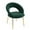 Green, Teddy, variant on Hassch Teddy Fabric Upholstered Dining Chair with Cushioned Seat and Golden Metal Legs, Indoor Kitchen and Dining Room Chair in Pink, 250LBS Weight Capacity