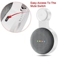 thumbnail image 4 of Socket Wall Bracket for Google Home Mini Voice Assistant Smart Speaker Harness Management Accessories (white)-White with Switch Port, 4 of 9