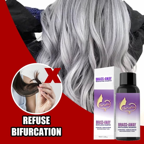 Brass-Corrector Violeta Champú Se Blanquea Y Se Hace Gris Después De Teñir 30ml