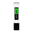 thumbnail image 1 of Graflsoa Portable 3-in-1 Water Tester: TDS, EC, Temperature Analyzer with Backlit Display, Data Hold Function, and Titanium Alloy Probe (White, Battery Not Included), 1 of 7