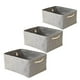 thumbnail image 4 of Cesta organizadora de tela plegable con asas de transporte Gris s, 4 of 9