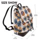 thumbnail image 2 of Balery Vintage Botanical Butterfly Art Mochila de Cuero para Mujeres, Gran Capacidad, Bolsa de Viaje Multifuncional, Mochila de Cuero y Bolsa de Hombro para Mujeres, 2 of 4