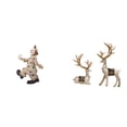 thumbnail image 1 of Figuras de payasos de resina, adorno de mesa, estatuas de ciervos, esculturas de renos, figuras de alces. Diseño minimalista retro único, ideal para s, 1 of 8