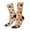 2 Black-2, variant on Hot Fresh Pizza Pattern Sport Socks for Women and Men Crew Socks Sporty Calf Socks Casual Socks