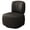 Black A, variant on Square Ottoman Pouf Foot Stool Rotation Footrest For Living Room Leather Upholstered Swivel Small Vanity Chair Modern Backrest Stool For Couch, Bedroom, Hallway