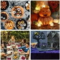 thumbnail image 2 of Amdohai Halloween Elements Spooky Pattern Table Cloth Black Lace Family Halloween Party Scene Decoration, 2 of 8
