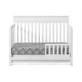 Oxford Baby Castle Hill 4in1 Convertible Crib, Barn White, GREENGUARD