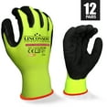 thumbnail image 1 of LINCONSON 12 pack Safety Performance Series Construction Mechanics Work Gloves (Large, Green), 1 of 7