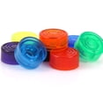 thumbnail image 3 of KAKOWELY 16pcs Guitar Effect Footswitch Topper Foot Nail Pedal Topper Anti-Slip Colorful Protection for Guitar Pedal Effect (Mixed Type),0.94"X0.94"X0.47", 3 of 4